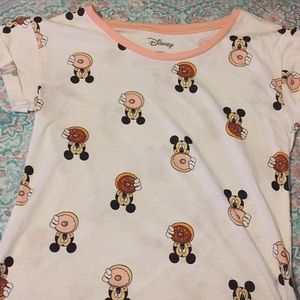 Mickey Mouse Donut Shirt
